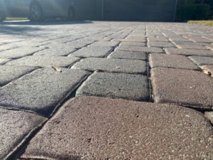 Beautiful concrete pavers.